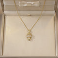 Women's Elegant Rainbow Fashion Star Moon Clavicle Necklaces - X0389-1 MegaBDM