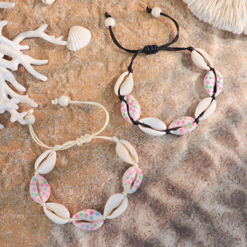 Holiday Ocean Style Cartoon Shell Design Starfish Necklaces - 25040902-5 / Shell Turquoise MegaBDM