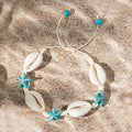 Holiday Ocean Style Cartoon Shell Design Starfish Necklaces - 23031319 / Shell Turquoise MegaBDM