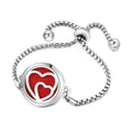 Angel Wings Mosquito Repellent Stainless Steel Essential Oil Perfume Box Bracelet - 40 MegaBDM
