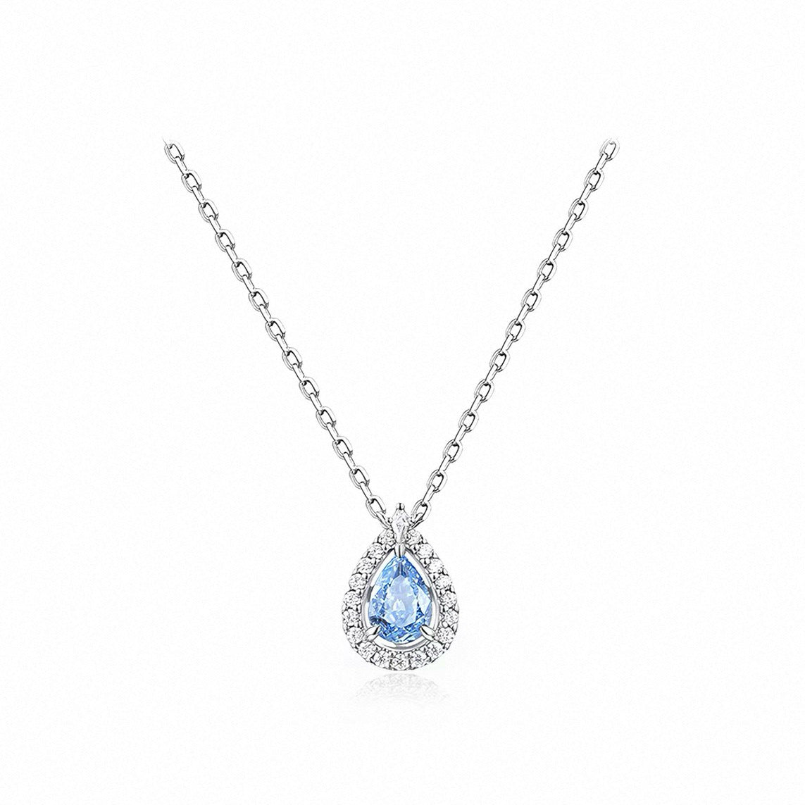 Women's Blue Tears For Light Luxury Minority High-grade Water Pendants - X1305 Blue Water Drop MegaBDM