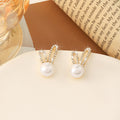 Korean Style Simple Vintage Pearl High-grade Ear Tassel Female Niche Earrings - ER0024 MegaBDM