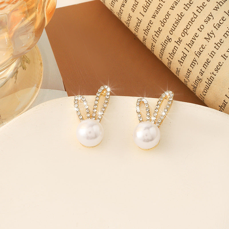 Korean Style Simple Vintage Pearl High-grade Ear Tassel Female Niche Earrings - ER0024 MegaBDM