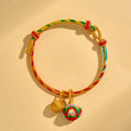 Children's Dragon Boat Festival Colorful Rope Hand-woven Small Bracelets - hydrangea in a thousand-li landscape MegaBDM