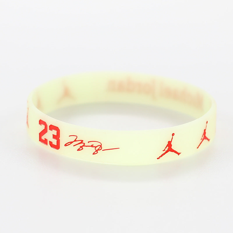 Star Black Mamba James Curry Letter Bracelet - B- Jordan-Luminous Green MegaBDM