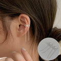 Women's Style Niche Design Sweet Tassel Love Heart Ear Line - ED2224 MegaBDM