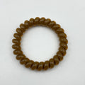 Of Aurora Telephone Line Seamless Hair Tie Rope Elastic Personality Bracelet - Caramel Color / 6.8cm Outer Diameter MegaBDM