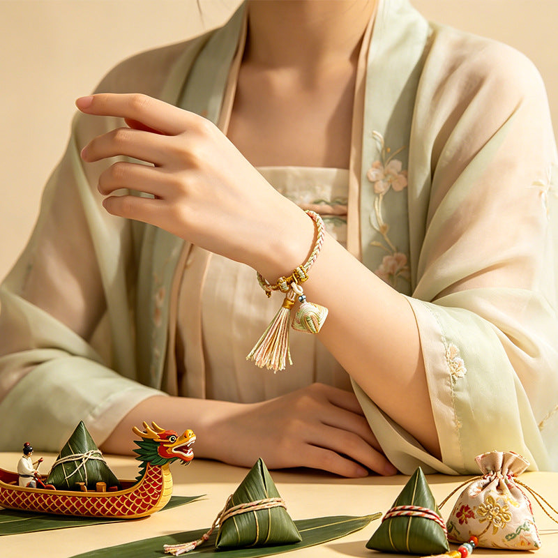 Children's Strap Hand-woven Colorful Braided Rope Tassel Adult Holiday Gift Batch Bracelets MegaBDM