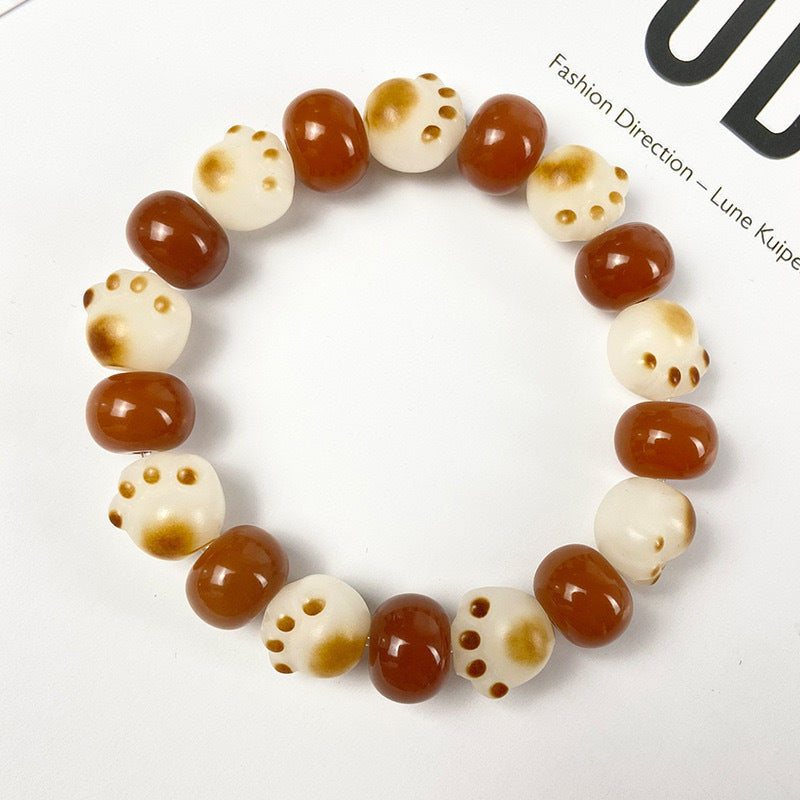 Bodhi Candy Color Single Circle Pliable Temperament High Throw Three Bracelets - Cat's Paw Bracelet MegaBDM