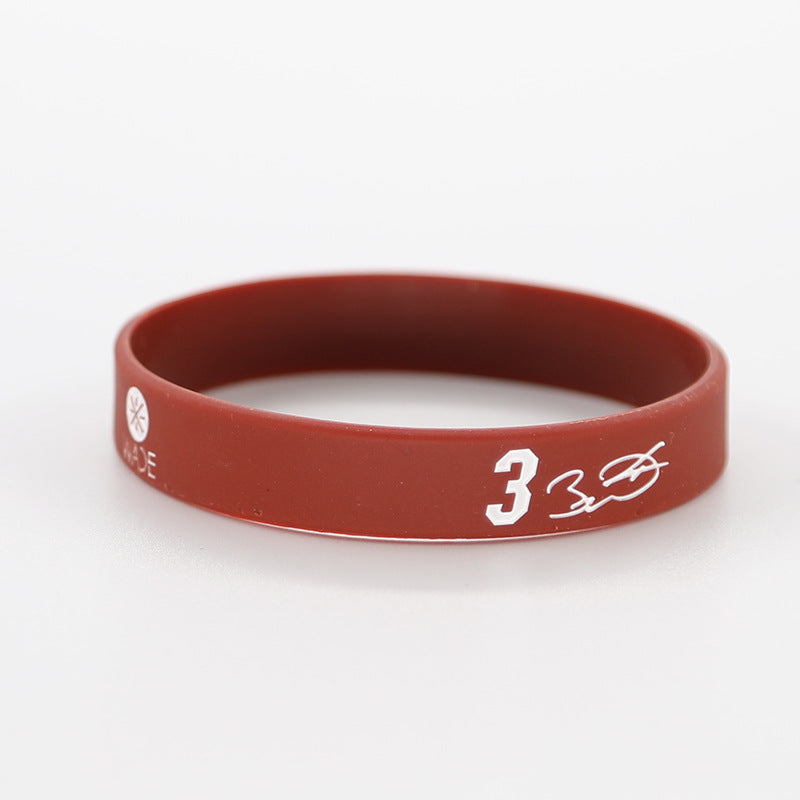Star Black Mamba James Curry Letter Bracelet - B- Wade-Brown MegaBDM