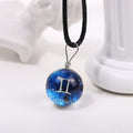 Starry Sky Luminous Twee Constellation Glass Mori Fresh Clavicle Chain Necklace - 08 MegaBDM
