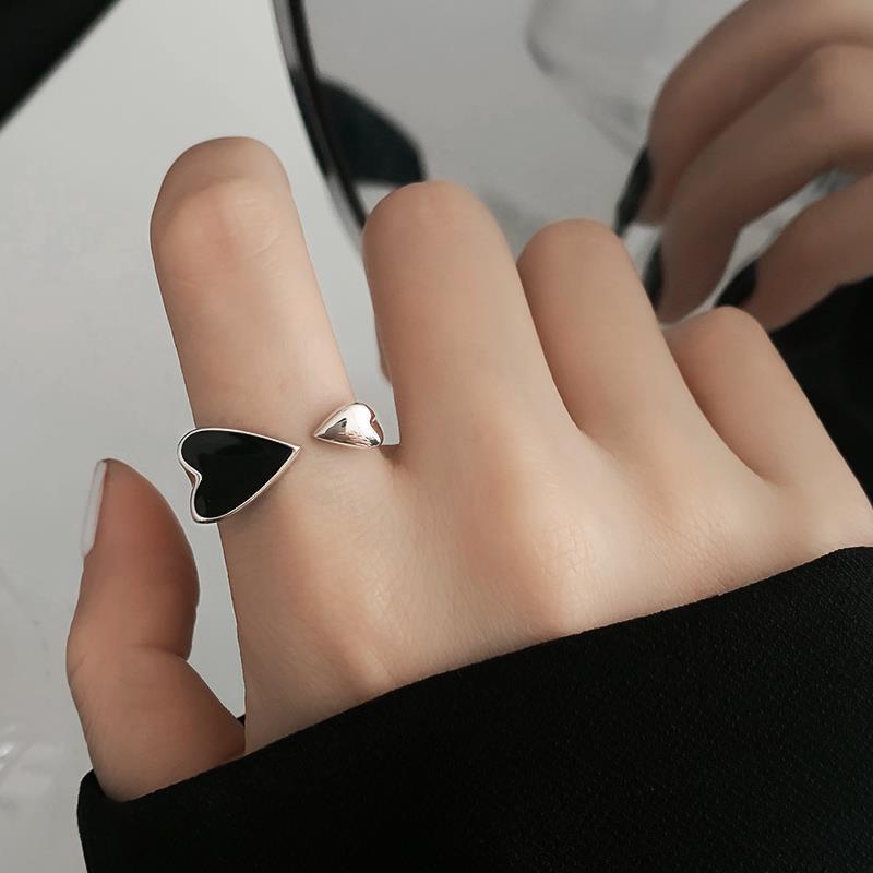 Exaggerated Geometry Female Sier Personalized Hip Rings - JZ9995 / Adjustable Opening MegaBDM