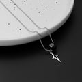 Chain Light Luxury Personalized Niche Design Necklaces - Black Eight Awn Star MegaBDM