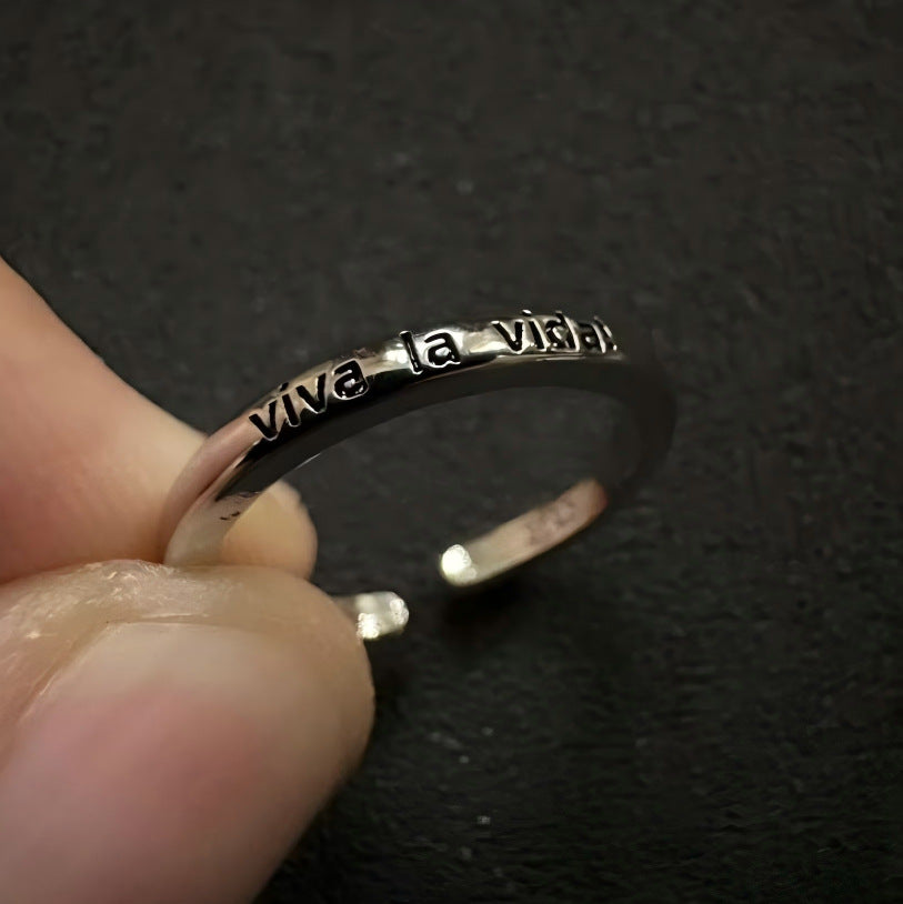 Long Live Life Niche High Sense Little Finger Thumb Rings MegaBDM
