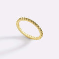 Women's Colorful Full Diamond Twin Birthstones Zircon Niche Rings - August Tj108 / No. 5 MegaBDM
