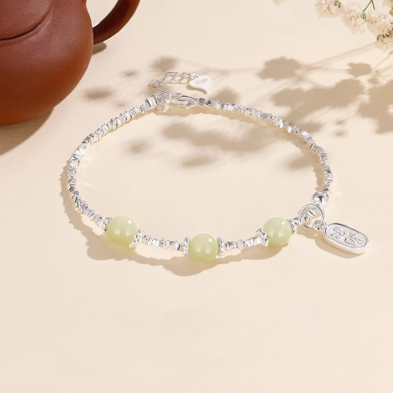 Sier Female Summer Light Luxury Minority Ancient Bracelet - Nafo Silver Bracelet MegaBDM