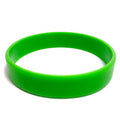 Wristband Lettering Silicone Sports Solid Color Printing Bracelet - Green MegaBDM