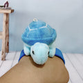 Children's Plush Cartoon Pop Cute Sun Flower Couple Female Dinosaur Slap Bracelet - 43# Little Turtle-Blue (Cross Bar) MegaBDM
