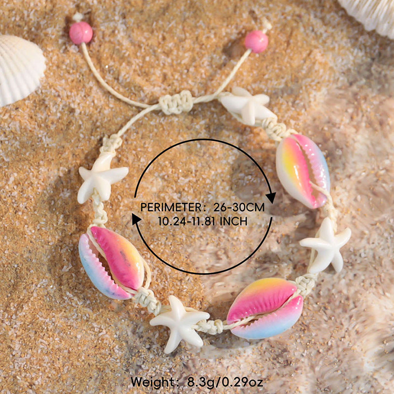 Holiday Ocean Style Cartoon Shell Design Starfish Necklaces - 25041905-8 / Shell Turquoise MegaBDM
