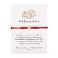 And Red Knot Rope Lucky Friendship Bracelets - #5 Peach Heart Red Rope MegaBDM