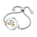 Angel Wings Mosquito Repellent Stainless Steel Essential Oil Perfume Box Bracelet - 35 MegaBDM