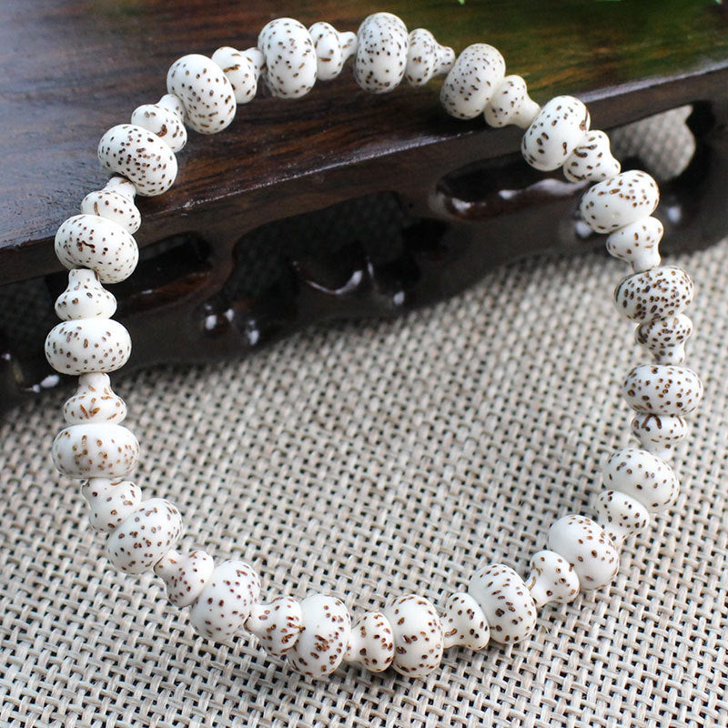 Women's & Men's Bodhi Buddha Beads Single Circle Hainan Bracelet - 8 * 10mm Small Calabash MegaBDM