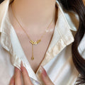 Women's Light Luxury Sier For Design High-grade Fur Fashion Necklaces - 8# Copper Coin Necklace MegaBDM