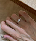 Women's Round Diamond Open-end Zircon Korean Style Cool Feeling Exquisite Fine Ring - Berlin Love Letter Ring MegaBDM
