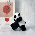 Cute Doll Plush Toys Decorations Sichuan Tourist Souvenir Cartoon Lying Bracelets - Black Panda Ring Pop MegaBDM