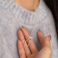 Women's Sier Light Luxury High-grade Design Clavicle Necklaces - XL0329 MegaBDM