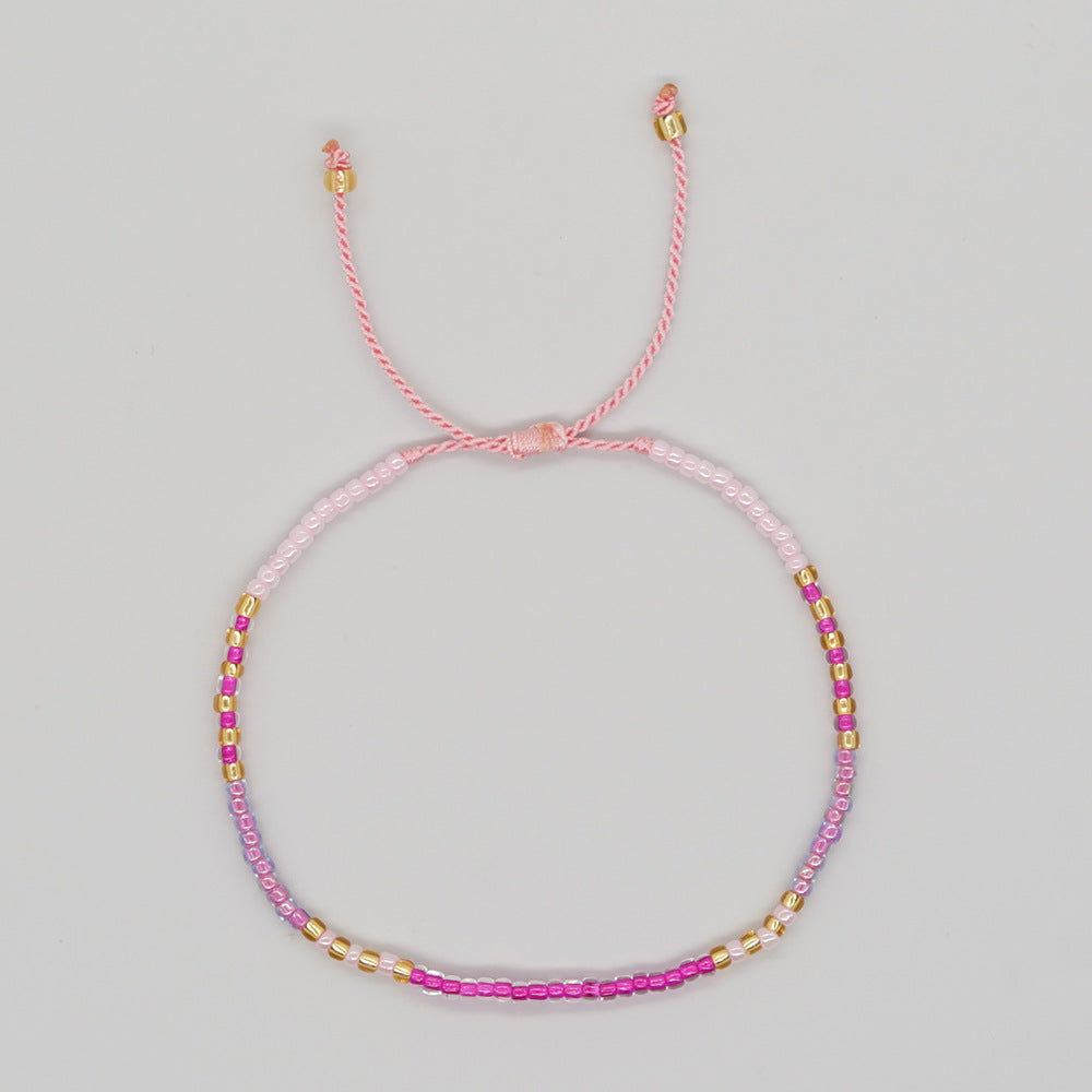 Women's Niche Minimalist Design Bohemian Style Colorful Bracelets - MG-B23081102J MegaBDM