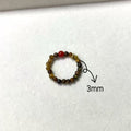 Style Vintage Turquoise Agate Bead Design Light Luxury Pearl Tiger Rings - Yxj1111 Tigereye Red Agate Ring MegaBDM