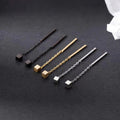 Sier Tassel Light Luxury Minority Square Design High Ear Line MegaBDM