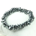 Men's Magnetic Haematite Energy Geometric Shape Titanium Steel Bracelets - Gravel Bracelet MegaBDM