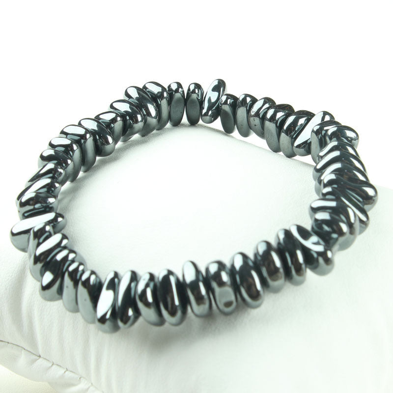 Men's Magnetic Haematite Energy Geometric Shape Titanium Steel Bracelets - Gravel Bracelet MegaBDM