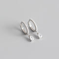 French Entry Lux Geometric Inlaid White Diamond Simple Rings - LN0052-4 MegaBDM