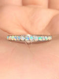 Women's Super Alloy Spot Drill Creative Style Rings - Opal Ring / No. 7 MegaBDM