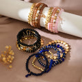 Women's Bohemian Style Crystal Filament Woven For Bracelet MegaBDM