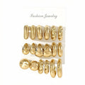 Women's High-grade Gold Fabulous Personality Creative Twist Earrings - Gold MegaBDM