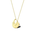 Women's Cartoon Animal Series Personalized Stainless Steel Necklace - Ln1424 Gold MegaBDM
