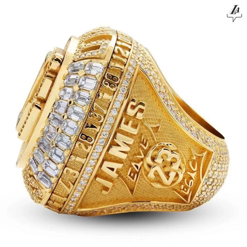 Men's Los Angeles Lakers Alloy Gift Stainless Rings MegaBDM