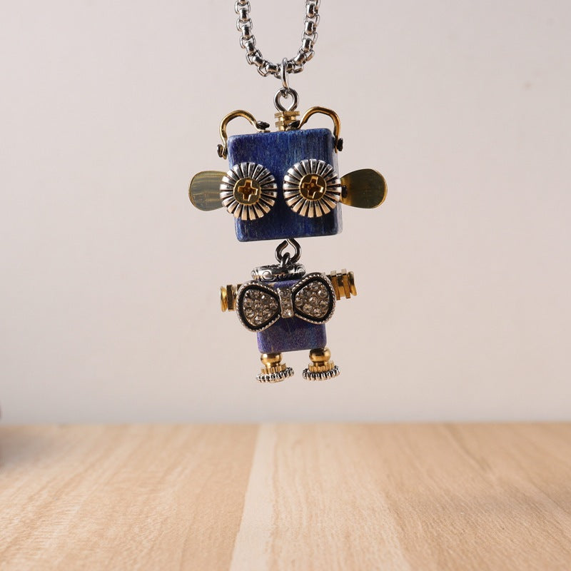 Vintage Robot Handmade Niche Design Gift Pendants - FN10201 MegaBDM