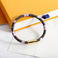 Women's & Men's Leather Wide V-shaped Buckle Affordable Luxury Fashion Couple Simple Bracelets - Style 2 MegaBDM