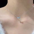 Zircon Female Sweet Niche Heart Gentle Light Luxury Simple Advanced Necklaces MegaBDM