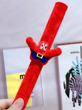 Children's Plush Cartoon Pop Cute Sun Flower Couple Female Dinosaur Slap Bracelet - 100# Crab Force MegaBDM