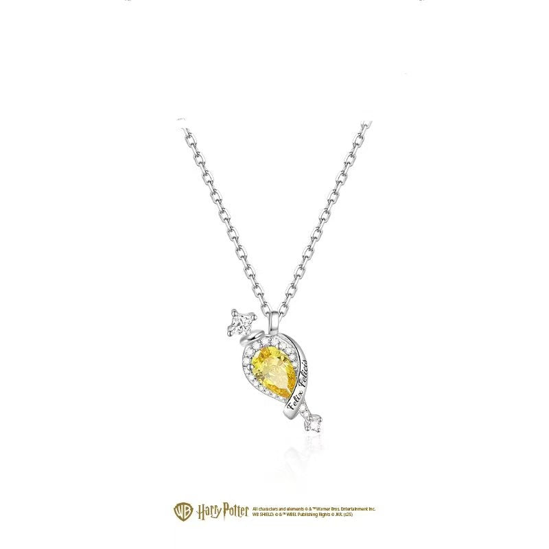 Potter Joint Name Fu Ling Agent Senior Niche Necklace - Fuling Agent Necklace [Yellow Diamond]] MegaBDM