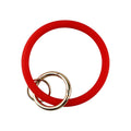 Large Round Silicone Key Case Gift Bracelets - Bright Red MegaBDM