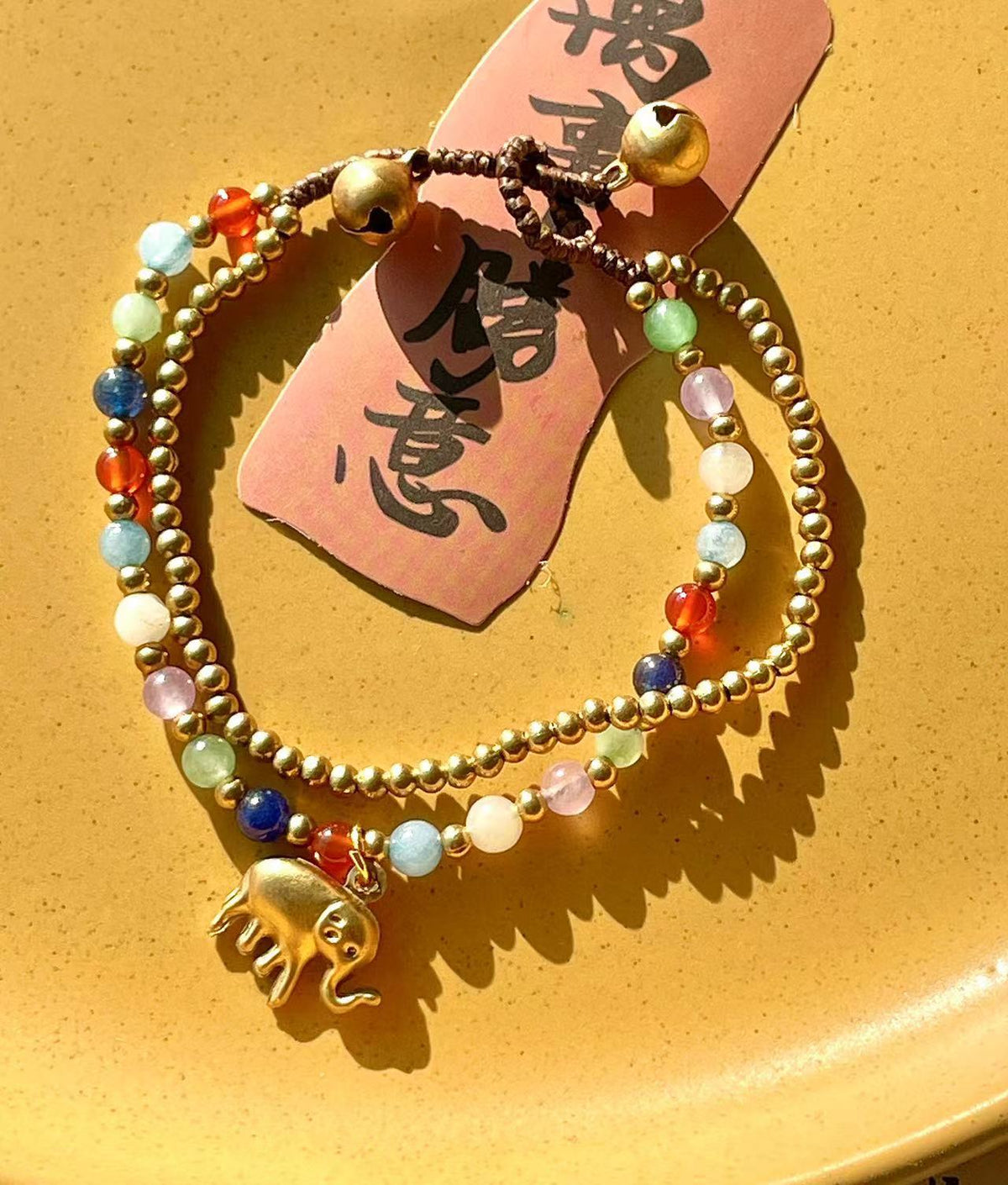 Handmade Weave Vintage Nepal Ancient Pure Copper Ethnic Style Tibetan Bracelet - Color Lucky Elephant MegaBDM