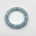 Of Aurora Telephone Line Seamless Hair Tie Rope Elastic Personality Bracelet - Aurora-Cyan / 6.8cm Outer Diameter MegaBDM