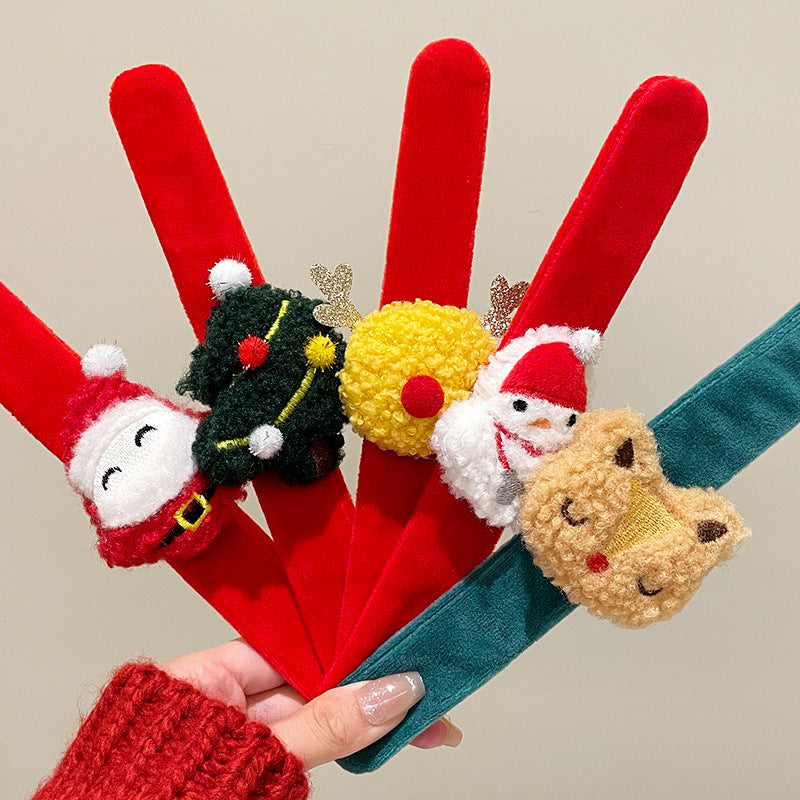 Children's Plush Cute Doll Elk Slap Gift Hair Couple Bracelet MegaBDM